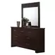 Panang Mahogany Rectangular Dresser Mirror