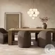 Abaso Rustic Wormwood Oak 108" Rectangular Dining Table