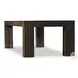 Abaso Ebony Rustic Wormwood Oak Rectangular 108" Dining Room Set