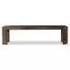 Abaso Ebony Rustic Wormwood Oak Rectangular 108" Dining Room Set