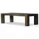 Abaso Ebony Rustic Wormwood Oak Rectangular 108" Dining Room Set