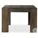 Abaso Ebony Rustic Wormwood Oak Rectangular 108" Dining Room Set
