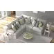 Stockbridge Slate 2 Piece Sectional Loveseat and Section