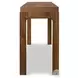 Arturo Natural Walnut Veneer 78" Console Table