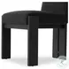 Roxy Gibson Black Performance Fabric Dining Chair