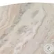 Corbett Creamy Taupe Marble Round End Table