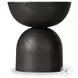 Corbett River Grey Marble Round End Table