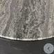 Corbett River Grey Marble Round End Table