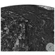 Corbett Polished Black Marble Round End Table