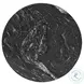 Corbett Polished Black Marble Round End Table