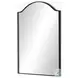 Jacques Gunmetal Small Irregular Mirror
