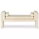 Mitchell Thames Cream Performance Fabric 63" Accent Bench