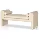 Mitchell Thames Cream Performance Fabric 63" Accent Bench
