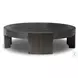 Sheffield Charcoal Oak Veneer Small Round Coffee Table