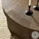 Sheffield Warm Natural Flat Oak Veneer Small Round Coffee Table