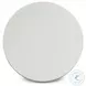 Javi Matte White Cast Aluminum Outdoor Round Coffee Table