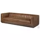 Alec Dulane Mahogany 98" Upholstered Sofa