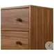 Arturo Natural Walnut Veneer 6 Drawer Dresser