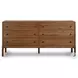 Arturo Natural Walnut Veneer 6 Drawer Dresser