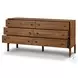 Arturo Natural Walnut Veneer 6 Drawer Dresser