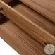 Arturo Natural Walnut Veneer 2 Drawer Nightstand