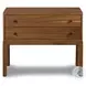 Arturo Natural Walnut Veneer 2 Drawer Nightstand