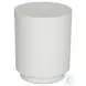 Javi Matte White Cast Aluminum Outdoor Round End Table