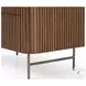 Fletcher Black Wash Mango and Black Cane Large 2 Drawer Nightstand