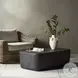 Basil Aged Grey Rectangular Outdoor Coffee Table