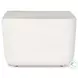 Basil Matte White Cast Aluminum Outdoor Rectangular Occassional Table Set