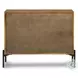 Eaton Amber Oak Resin Large 3 Drawer Nightstand