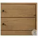 Eaton Amber Oak Resin Large 3 Drawer Nightstand