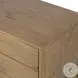 Eaton Amber Oak Resin Large 3 Drawer Nightstand