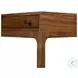 Arturo Natural Walnut Veneer 60" Drawer Desk