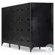Belmont Black 12 Drawer Dresser