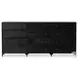 Belmont Black 12 Drawer Dresser