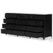 Belmont Black 12 Drawer Dresser