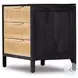 Sydney Black Wash Mango Large 3 Drawer Nightstand