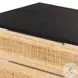 Sydney Black Wash Mango Large 3 Drawer Nightstand