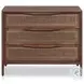 Sydney Brown Wash Mango Large 3 Drawer Nightstand
