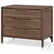 Sydney Brown Wash Mango Large 3 Drawer Nightstand