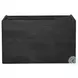 Sydney Black Wash Mango and Black Cane Large 3 Drawer Nightstand