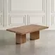 Sequoia Rustic Brown Rectangular Cocktail Table