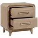 Wilshire Natural 2 Drawer Nightstand