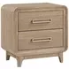 Wilshire Natural 2 Drawer Nightstand