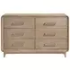 Wilshire Natural Upholstered Panel Bedroom Set