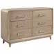 Wilshire Natural Upholstered Panel Bedroom Set