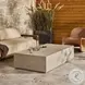 Otero Natural Concrete Rectangular Outdoor Coffee Table