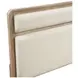 Wilshire Natural California King Upholstered Panel Bed