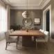 Sequoia Rustic Brown 60" Square Dining Table